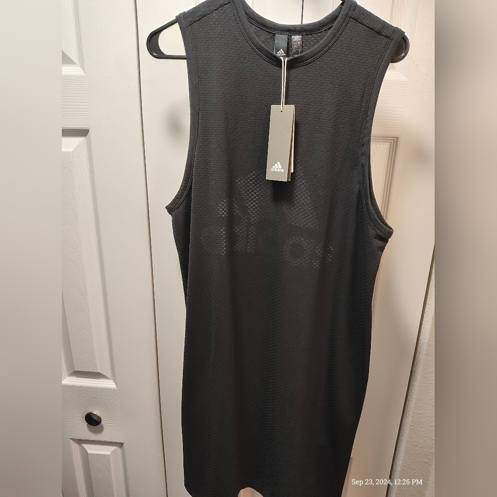 Adidas Mesh Logo Dress - Large - Picture 4 of 6